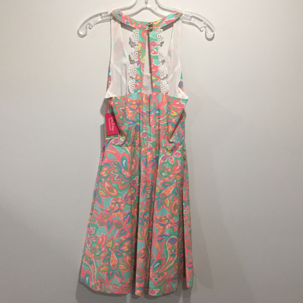 LILLY PULITZER MultiColor Summer "Zo Dress" Size 4 - Picture 10 of 12